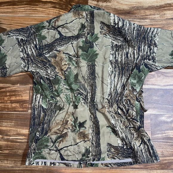 Scent Lok Realtree Camouflage Hunting Outdoors Full Zip Jacket Men's Size Large - Picture 10 of 11